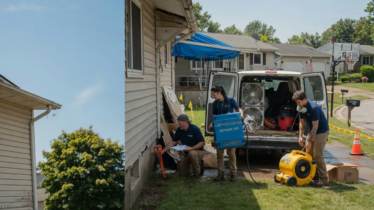 Ceiling Leak Cleanup in Hudson, WI near me