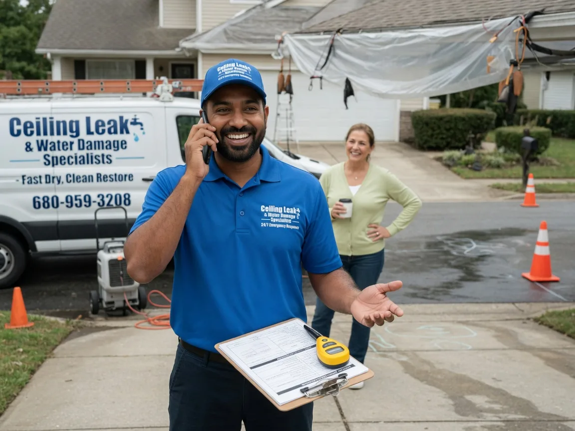 Ceiling Leak Cleanup Hudson, WI FAQs